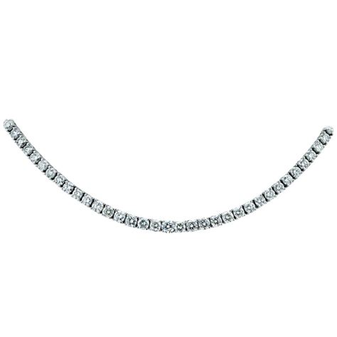 20 Carat Diamond Eternity Necklace at 1stDibs | 20 carat diamond necklace, 20 ct diamond ...