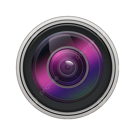 Camera Lens Transparent Icon, Photography Camera Lens, Realistic Camera ...