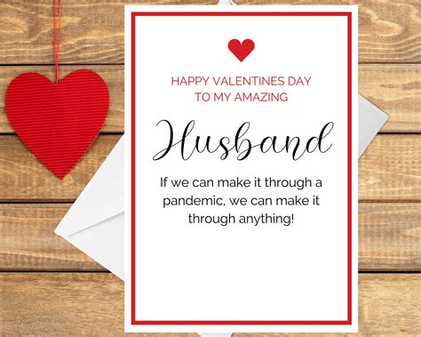 Valentines Day Card for Him Husband Valentines card Funny | Etsy