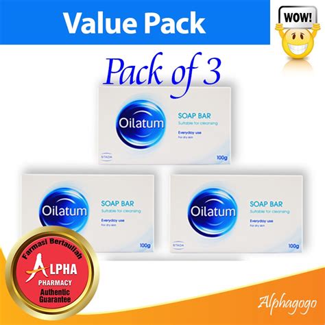 Oilatum Soap Bar For Dry Skin (100g / 3 X 100g) | Shopee Malaysia