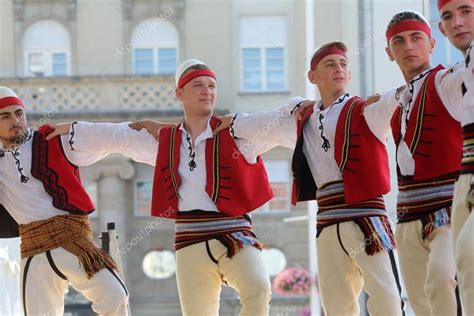 Members of folk group Albanian Culture Society Jahi Hasani from Cegrane, Macedon , #Sponsored, # ...