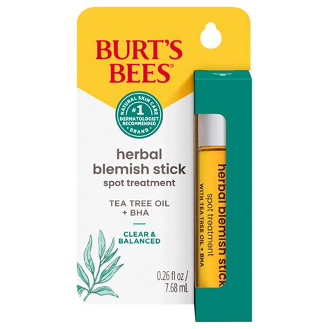 Save on Burt's Bees Spot Treatment Herbal Blemish Stick Tea Tree Oil Order Online Delivery ...