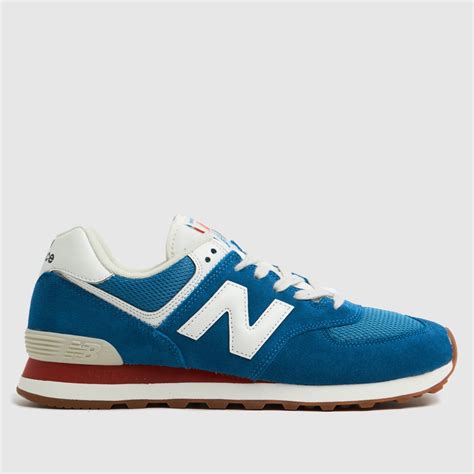 New Balance Blue 574 Trainers - Trainerspotter