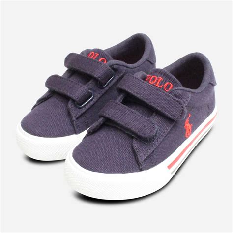 Ralph Lauren Polo Kids Shoes in Navy Blue Canvas | eBay