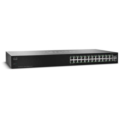 Cisco SG 100-24 24-Port Unmanaged Rack Mount Switch SR2024T-NA