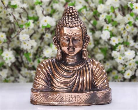 Buddha Head Statue Buddha Face Figurine Home Decor Statue - Etsy