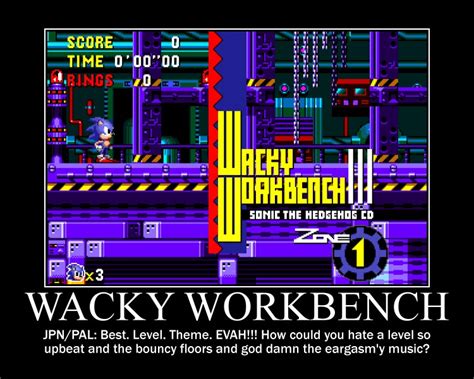 Sonic CD Wacky Workbench Poster by lifty4ever on DeviantArt