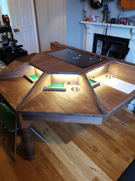 My Dad and I made a DnD table, it got out of hand. : r/DnD