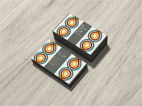 Shapes Business Card - Paper.co.tz