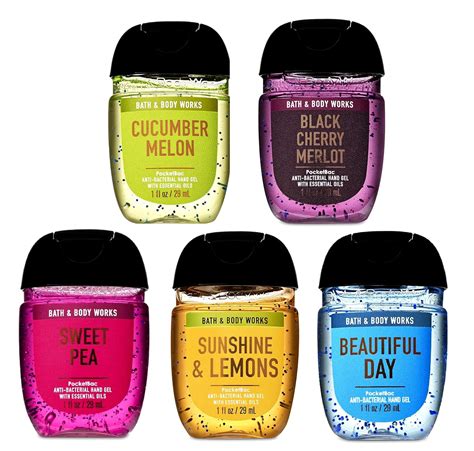 Amazon.com : Bath and Body Works FRUITY & FRESH 5-Pack PocketBac Hand ...