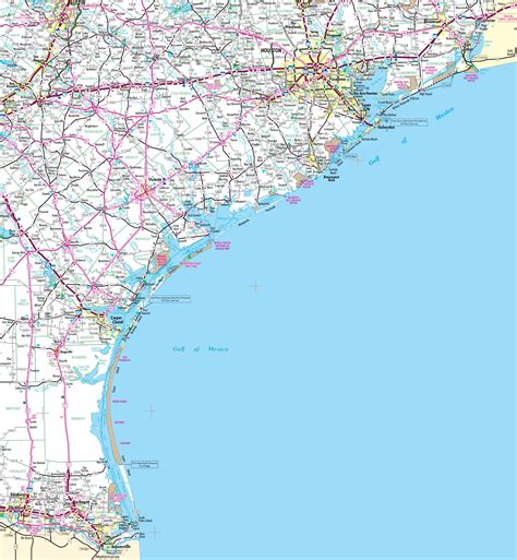 Map Of Texas Coast - Map Of South Texas | Printable Maps