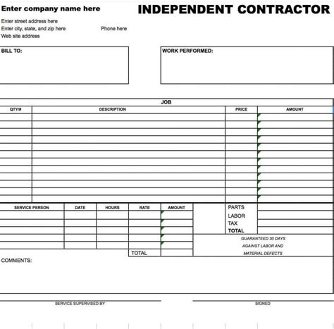 84 Free Construction Invoice Format In Excel PSD File by Construction Invoice Format In Excel ...