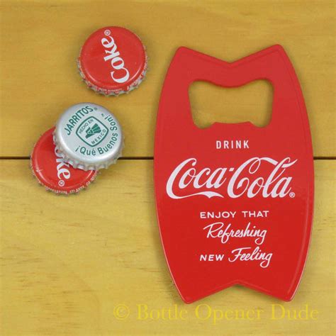 Drink Coca Cola Red Hand held Bottle Opener Magnet. – Bottle Opener Dude