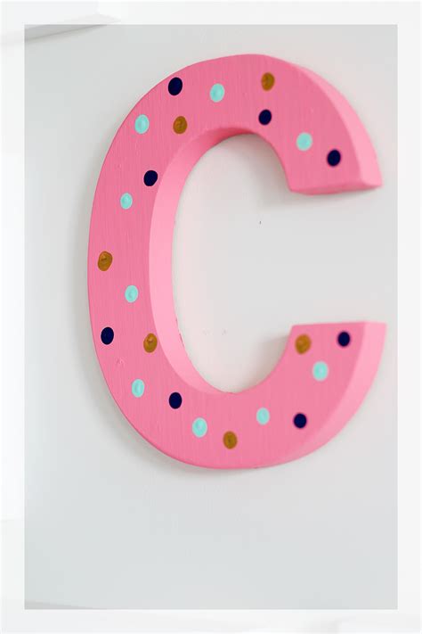 DIY Painted Wooden Letters | Splash of Something