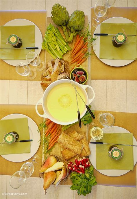 How to Style a Cheese Fondue Party at Home - Party Ideas | Party Printables Blog