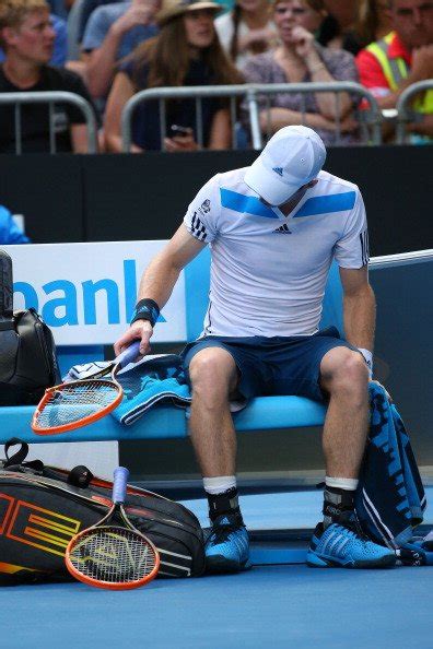 Andy Murray Smashes Racket On Court