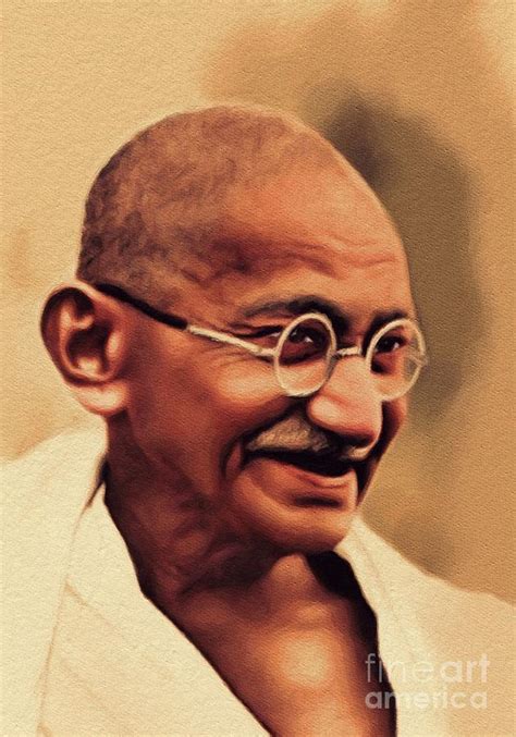 Mahatma Gandhi Painting by Esoterica Art Agency - Fine Art America