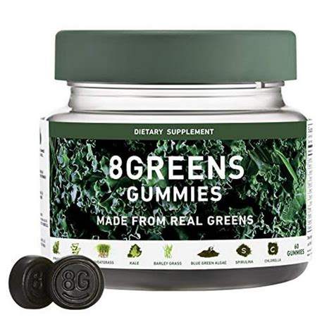 8Greens Gummies Dietary Supplement for Adults and Kids (60 Count ...