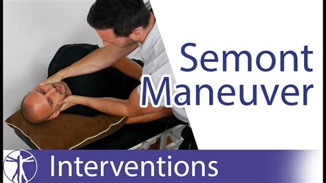 Semont Liberatory Maneuver | Posterior BPPV Treatment - YouTube