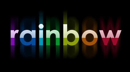 rainbow text by N0nC0nf0rmist-ART on deviantART