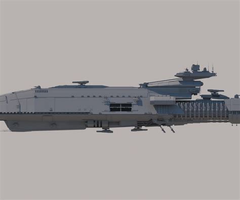 ArtStation - Sci Fi Space Battleship. | Resources