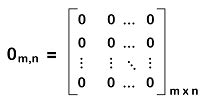 Zero matrix in Discrete mathematics - javatpoint