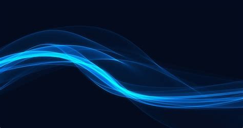 Free Photo | Abstract smooth blue light streak wave background