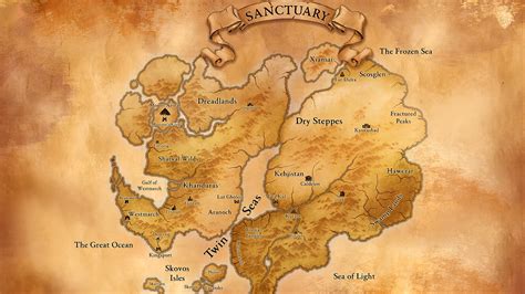 Map of Sanctuary in Book of Lorath : r/diablo4