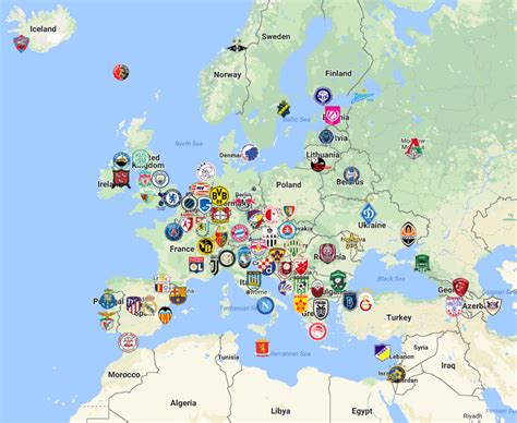 2019-20 UEFA Champions League Map Football Is Life, Football Soccer, European Soccer, Uefa ...