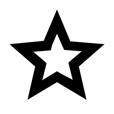 PNG Star Black And White Transparent Star Black And White.PNG Images. | PlusPNG