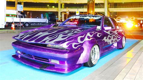 BOSOZOKU AT JAPANESE CAR MEET! - YouTube