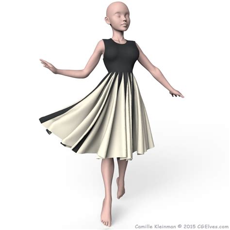 Free Marvelous Designer 5 Tutorials: Dynamic 3D Marvelous Designer Dresses Gallery