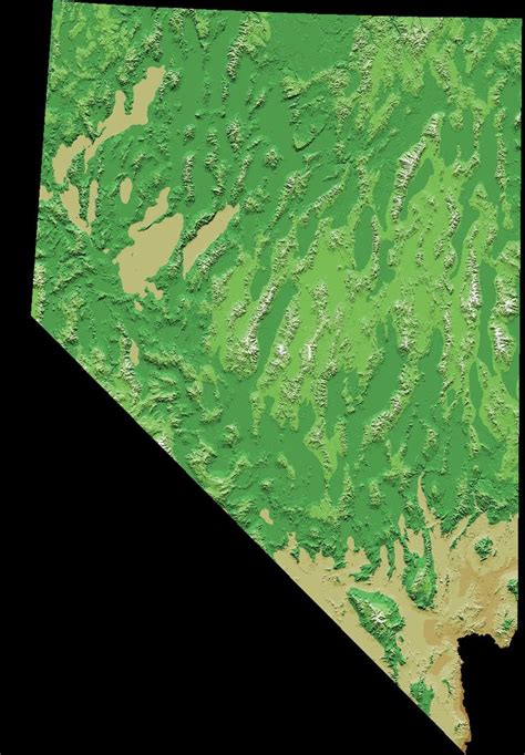 Topographic map of Nevada | Map, Topographic map, Nevada