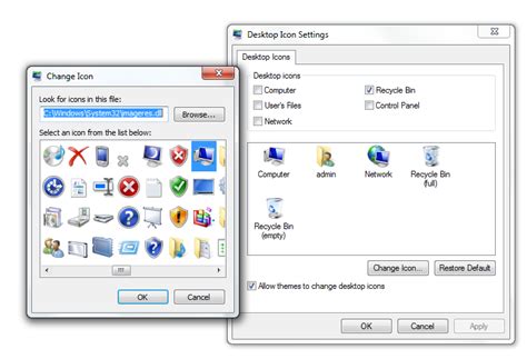 How to customize desktop, folders, and libraries icons in Windows 7