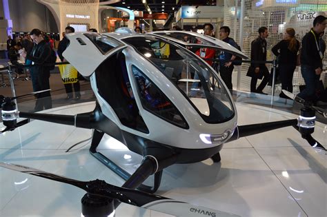 The EHang 184 Is A Human-Sized Drone Taking Off At CES | TechCrunch