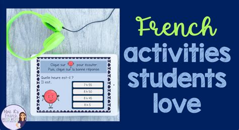 French activities students love - Mme R's French Resources