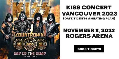 (Book Now) Kiss concert Vancouver 2023 : November 8, 2023