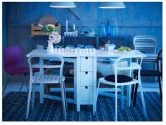 [IKEA] NORDEN Gateleg table : 인기만점 식탁 :: 네이버 블로그 Ikea Dining Room, Ikea Kitchen, Kitchen Redo ...