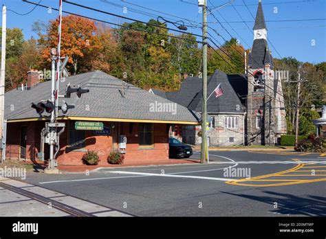 Stafford Springs CT downtown buildings Stock Photo - Alamy