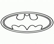 Batman symbol coloring pages dots