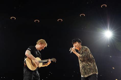 Ed Sheeran concert in Singapore: A birthday bash with surprise guest JJ ...