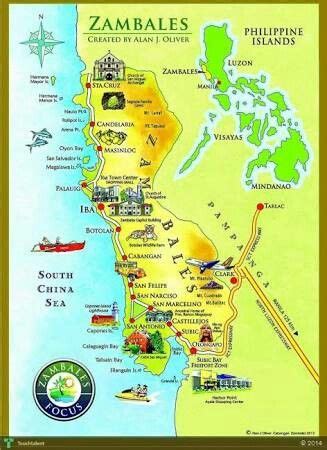 Zambales Map | Zambales, Philippine map, Map