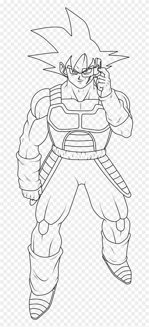 Dragon Ball Z Coloring Pages Goku Kamehameha With Dragon - Bardock Coloring Page, HD Png ...