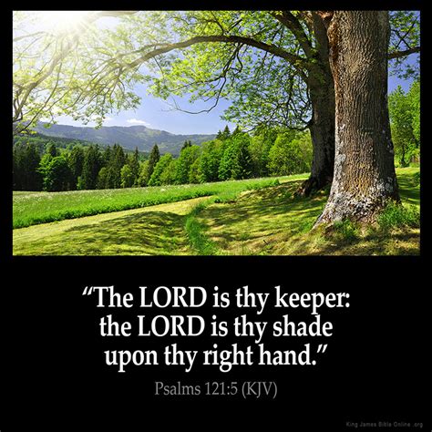 Psalms 121:5 Inspirational Image