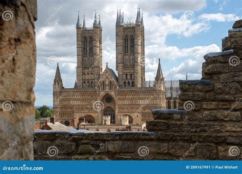 Lincoln Cathedral from Castle Wall Stock Image - Image of religion ...