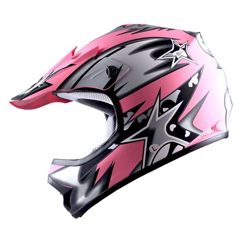 Wow! Youth Kids Motocross Helmet BMX MX ATV Dirt Bike HBOY Star Matt Pink - Walmart.com in 2022 ...