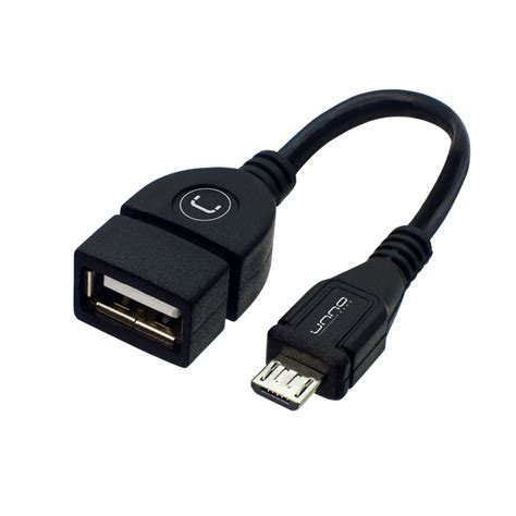 ADAPTADOR DE CABLE MICRO USB OTG A USBAD4201BK | Unno Tekno