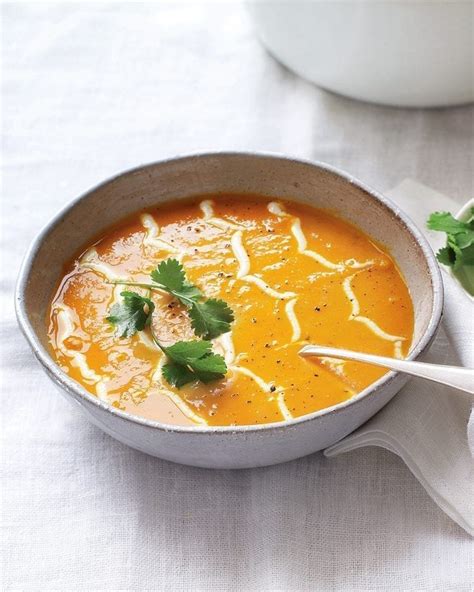 Carrot and ginger soup | delicious. magazine Healthy Snacks For ...