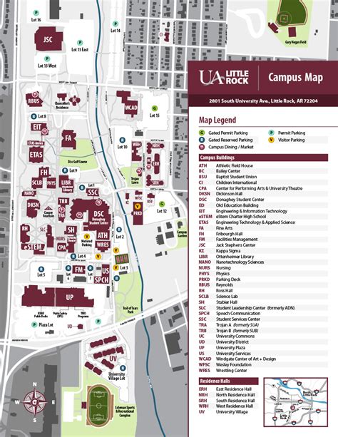 University Of Arkansas Campus Map - Winni Karilynn