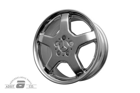 Mercedes 5 Spoke AMG Chrome Rims- 17X8 Wheel for Mercedes Benz | Adsit